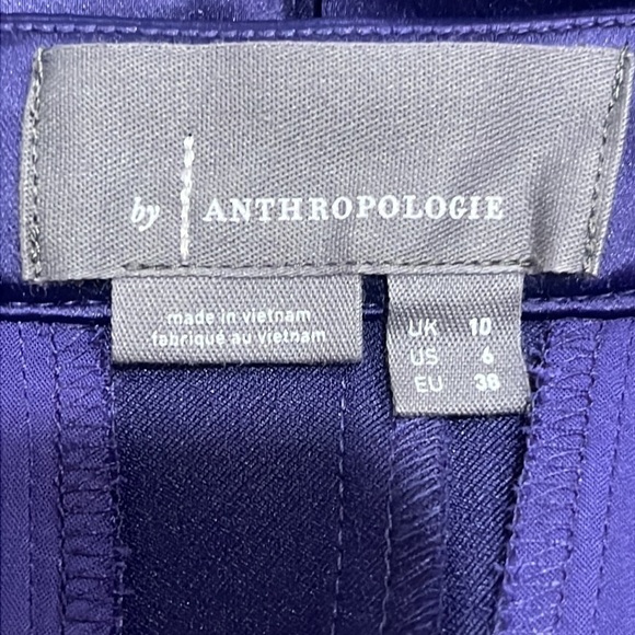 ANTHROPOLOGIE NAVY TROUSER SKIRT SIZE 6 - Picture 3 of 12